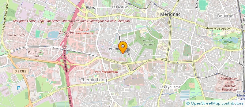 localisation de l'entreprise MONSIEUR MACKENS GAILLARD  MERIGNAC