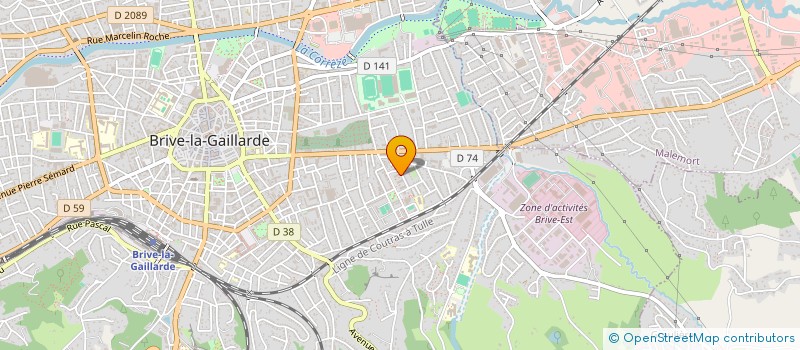 localisation de l'entreprise MONSIEUR MACOUMBA FAYE  BRIVE-LA-GAILLARDE