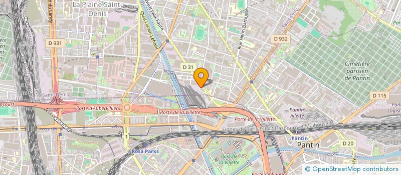 localisation de l'entreprise MONSIEUR MACTAR TOURE  AUBERVILLIERS