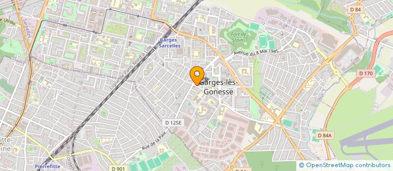 localisation de l'entreprise MONSIEUR MADALA FOFANA  GARGES-LES-GONESSE