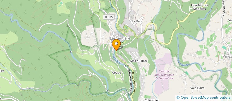 localisation de l'entreprise MONSIEUR MADALIN-GABRIEL IONISCU à LARGENTIERE