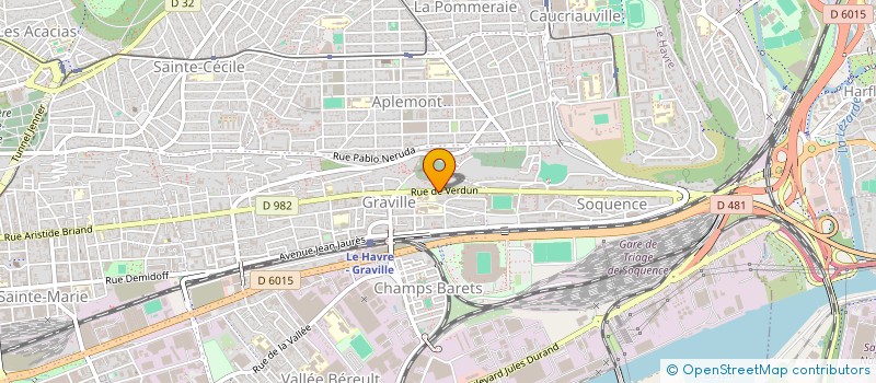 localisation de l'entreprise MONSIEUR MADALIN VIZIRU à LE HAVRE