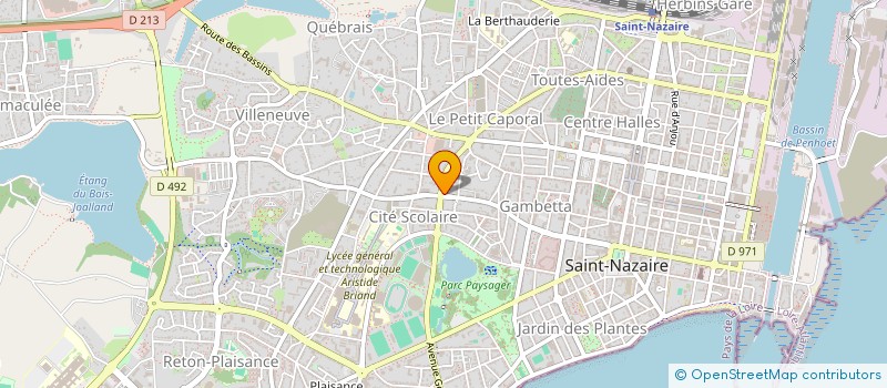 localisation de l'entreprise MONSIEUR MADANE BENALI  SAINT-NAZAIRE