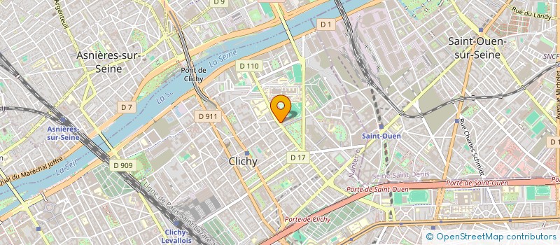 localisation de l'entreprise MONSIEUR MADANE LY à CLICHY