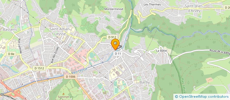 localisation de l'entreprise MONSIEUR MADANI ABDERRAHIM à SAINT-ALBAN-LEYSSE