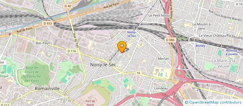 localisation de l'entreprise MONSIEUR MADANI BOUKEBECHE à NOISY-LE-SEC