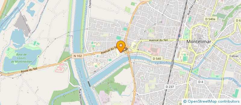 localisation de l'entreprise MONSIEUR MADANI CHAFAA  MONTELIMAR