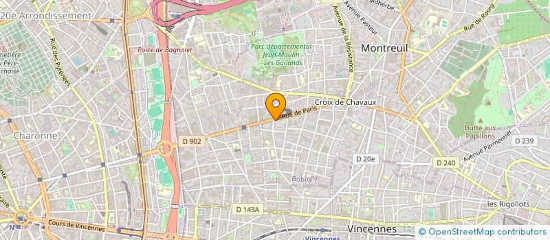 localisation de l'entreprise MONSIEUR MADANI CHEKLIT à MONTREUIL
