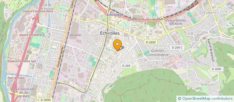 localisation de l'entreprise MONSIEUR MADANI CHERFAOUI à ECHIROLLES