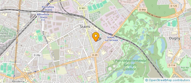 localisation de l'entreprise MONSIEUR MADANI DIAWARA à STAINS
