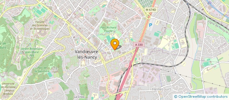 localisation de l'entreprise MONSIEUR MADANI MAHALLI  VANDUVRE-LES-NANCY