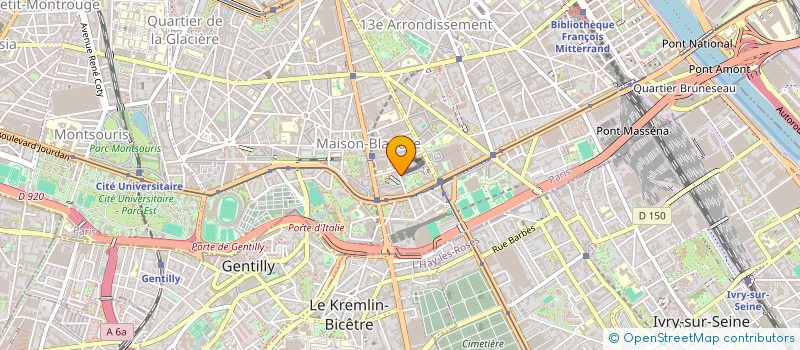 localisation de l'entreprise MONSIEUR MADANI OULEFKI  PARIS