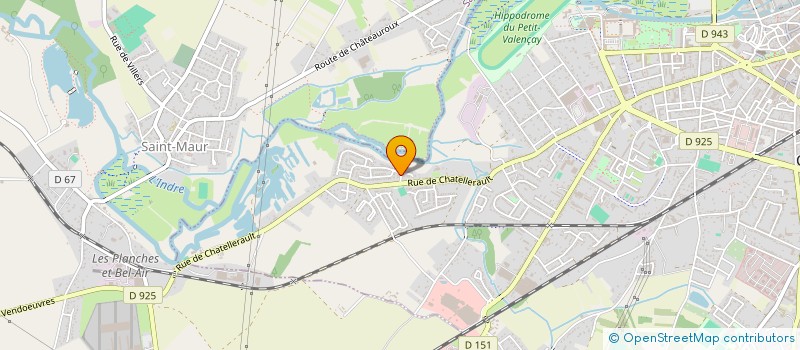 localisation de l'entreprise MONSIEUR MADARS SOROKINS à CHATEAUROUX