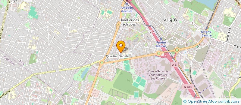 localisation de l'entreprise MONSIEUR MADASA FOFANA à GRIGNY