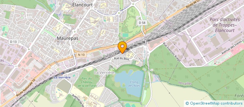 localisation de l'entreprise MONSIEUR MADASSA TRAORE  LA VERRIERE