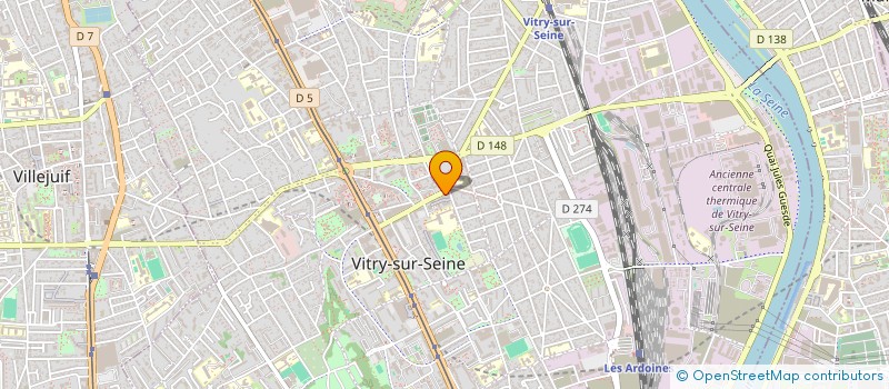 localisation de l'entreprise MONSIEUR MADASSA TRAORE  VITRY-SUR-SEINE