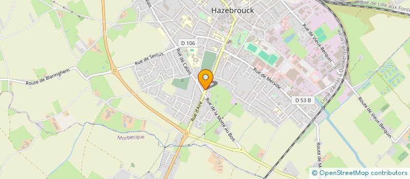 localisation de l'entreprise MONSIEUR MADGID HARROUS  HAZEBROUCK