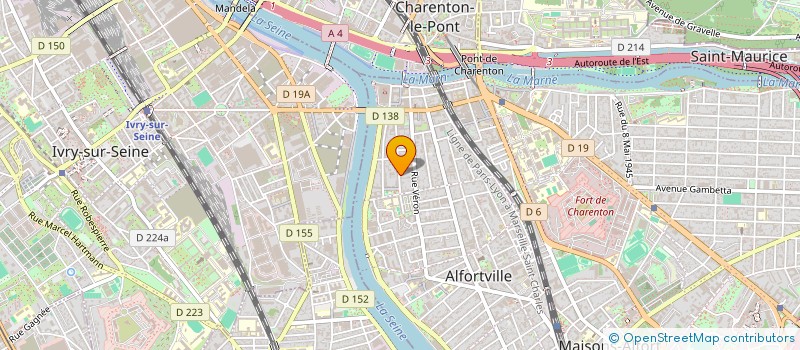 localisation de l'entreprise MONSIEUR MADHY BAHAT à ALFORTVILLE