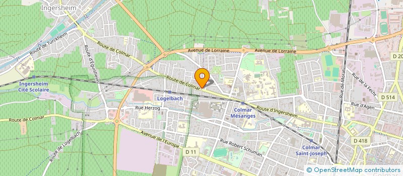 localisation de l'entreprise MONSIEUR MADI AMBDILLAHI  INGERSHEIM