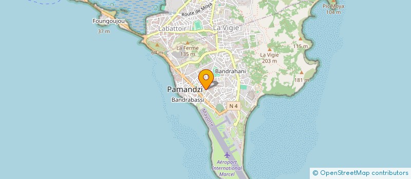 localisation de l'entreprise MONSIEUR MADI ASSANI BAMCOLO à PAMANDZI