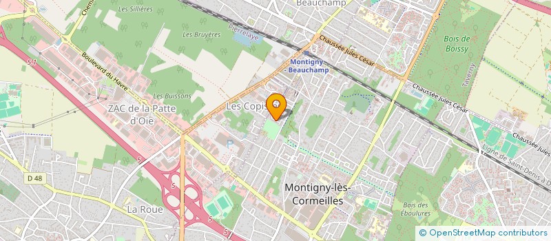 localisation de l'entreprise MONSIEUR MADI DEMBELE  MONTIGNY-LES-CORMEILLES