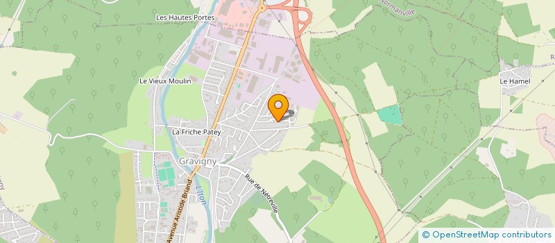 localisation de l'entreprise MONSIEUR MADI MAGASSA à GRAVIGNY