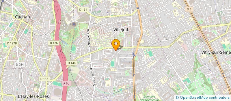 localisation de l'entreprise MONSIEUR MADIABA DANTIOGO  VILLEJUIF