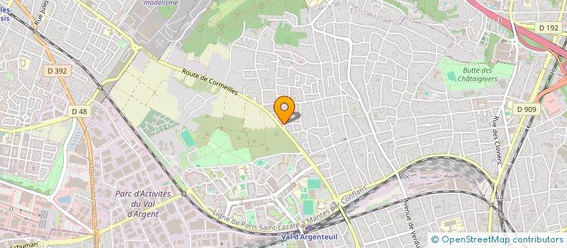 localisation de l'entreprise MONSIEUR MADIANE BENDRIS  ARGENTEUIL