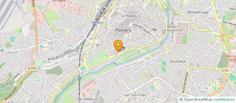 localisation de l'entreprise MONSIEUR MADIBA FOFANA  POITIERS