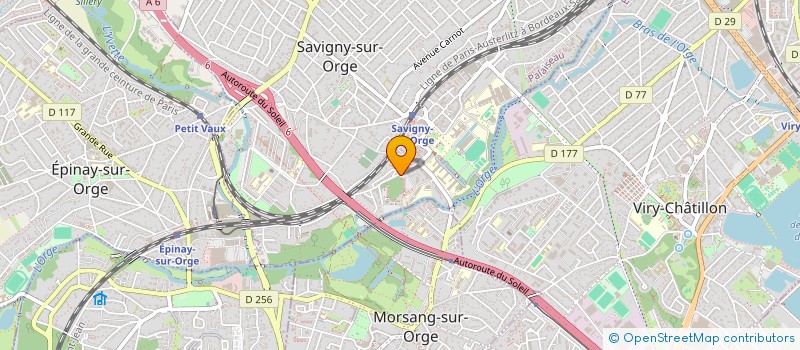 localisation de l'entreprise MONSIEUR MADIBOU KEITA à SAVIGNY-SUR-ORGE