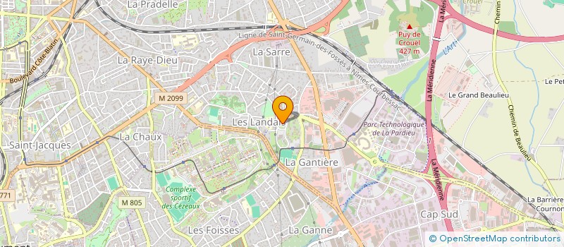 localisation de l'entreprise MONSIEUR MADICKE GUEYE  CLERMONT-FERRAND