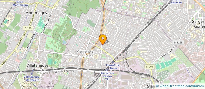localisation de l'entreprise MONSIEUR MADICOUMBA KANTE  PIERREFITTE-SUR-SEINE