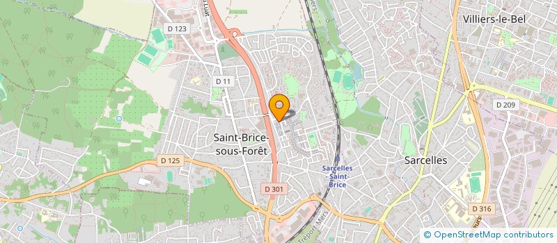 localisation de l'entreprise MONSIEUR MADIEMBE NIANG  SAINT-BRICE-SOUS-FORET