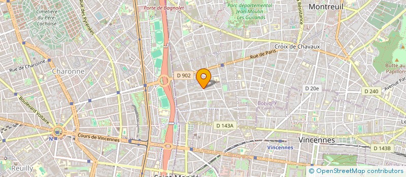 localisation de l'entreprise MONSIEUR MADIGATA SACKO à MONTREUIL