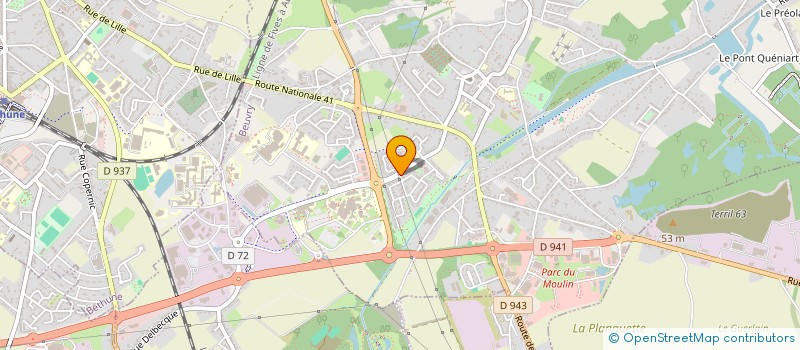 localisation de l'entreprise MONSIEUR MADIH BOUTROS  BEUVRY