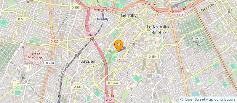 localisation de l'entreprise MONSIEUR MADIHERY DRAME  GENTILLY