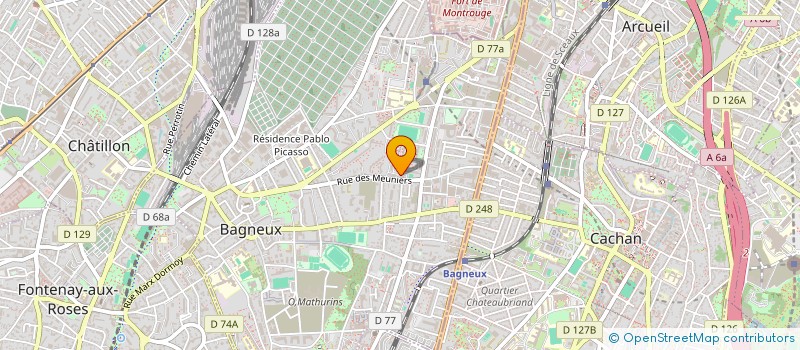 localisation de l'entreprise MONSIEUR MADIL BOUMERIDJA à BAGNEUX