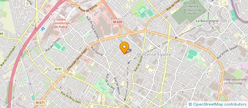 localisation de l'entreprise MONSIEUR MADIMBA NKONDO  TOURCOING