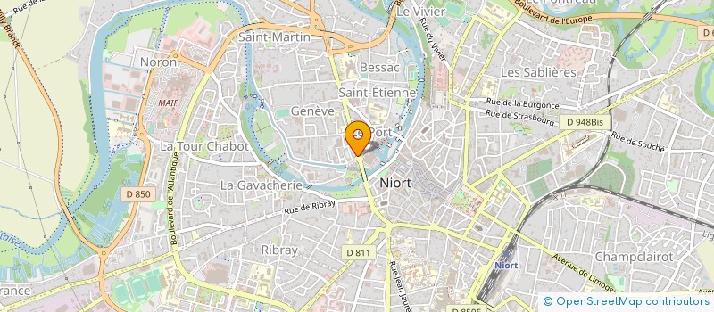 localisation de l'entreprise MONSIEUR MADISON SECK à NIORT