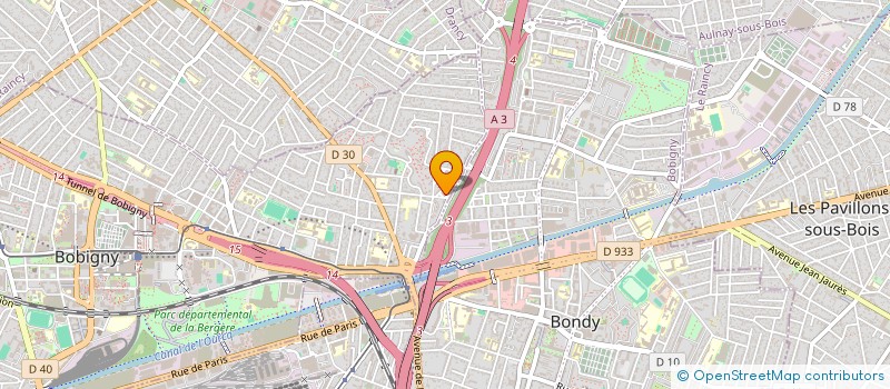 localisation de l'entreprise MONSIEUR MADJERE HACHEM à BOBIGNY