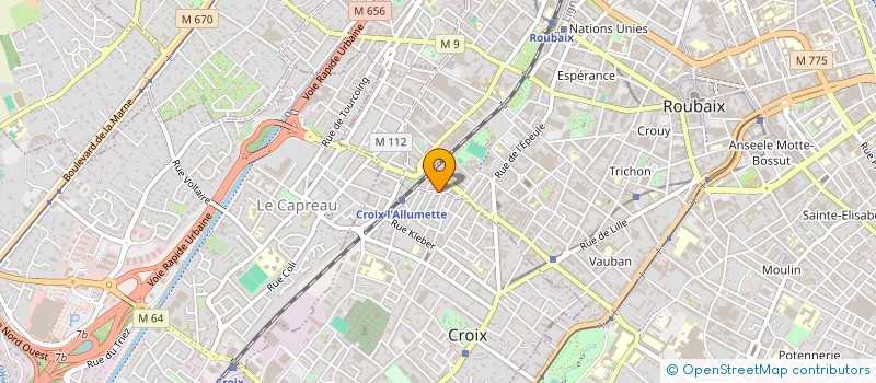 localisation de l'entreprise MONSIEUR MADJIB KORCHIT à ROUBAIX