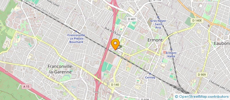 localisation de l'entreprise MONSIEUR MADJID AGHILI à ERMONT