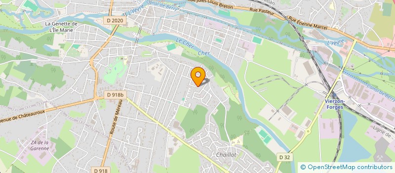 localisation de l'entreprise MONSIEUR MADJID AIT SLIMANE  VIERZON