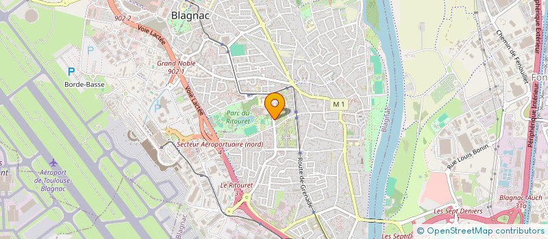 localisation de l'entreprise MONSIEUR MADJID ALLICHE à BLAGNAC