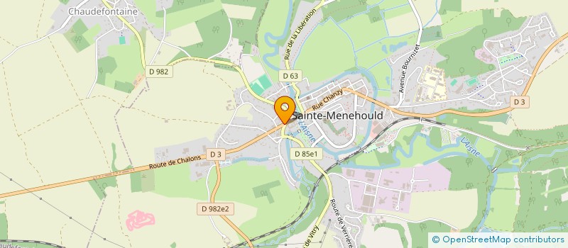 localisation de l'entreprise MONSIEUR MADJID AMOURA à SAINTE-MENEHOULD