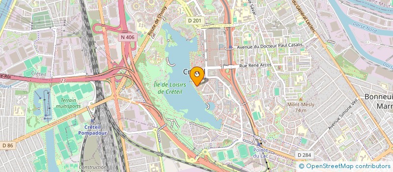 localisation de l'entreprise MONSIEUR MADJID AOUCHETA  CRETEIL