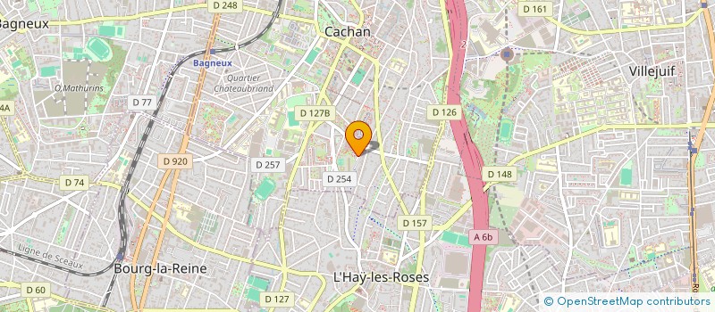 localisation de l'entreprise MONSIEUR MADJID AOUCHICHE  CACHAN