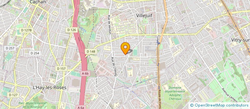 localisation de l'entreprise MONSIEUR MADJID BAILECHE  VILLEJUIF