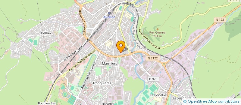 localisation de l'entreprise MONSIEUR MADJID BEHRI à AURILLAC