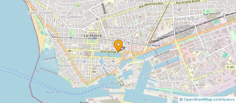 localisation de l'entreprise MONSIEUR MADJID BERIOUCHE à LE HAVRE